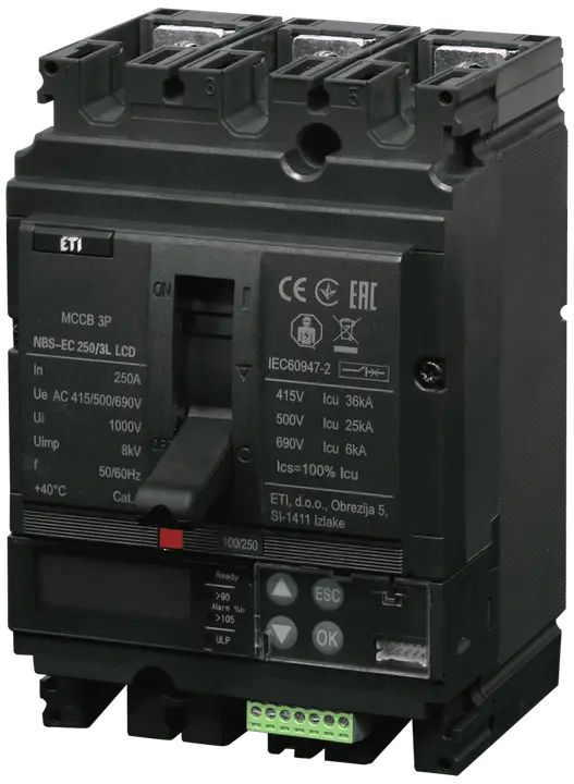 Bild von NBS-EC 250/3L LCD 250A 3P