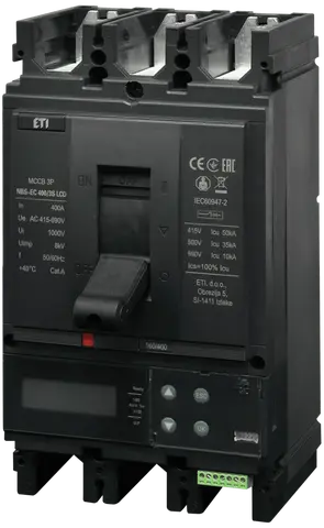 NBS-EC 400/3S LCD 400A 3P