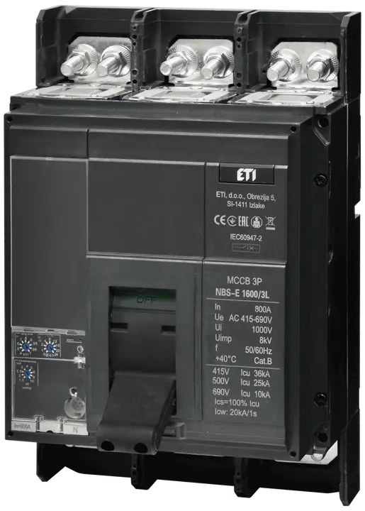 Bild von NBS-E 1600/3L 800A 3P