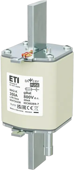 Bild von NH2/K gBat 350A/800V DC